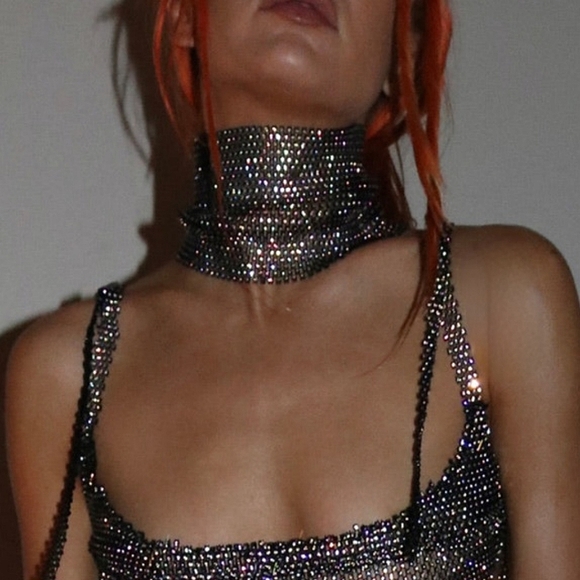 NEW 4PC MOUS3PIE ALYXA RHINESTONE CRYSTAL FESTIVAL SET - Picture 5 of 9